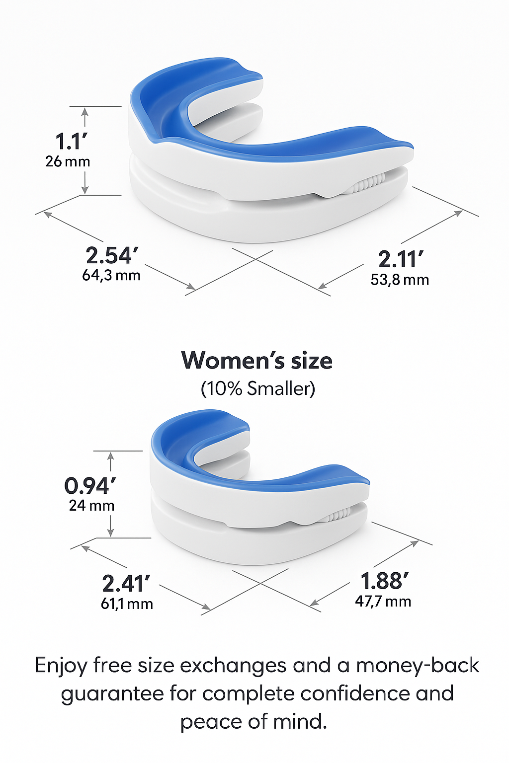 RestQuietly® Adjustable Anti-Snoring Mouthpiece